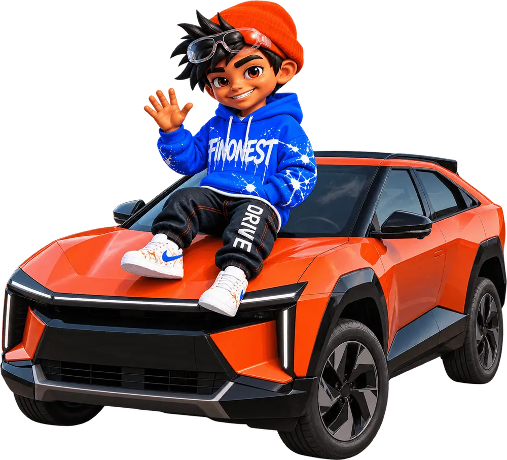 Used Car Loan 3D Mascot Character