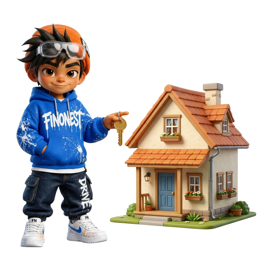 3D Finonest Mascot Character